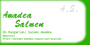 amadea salmen business card